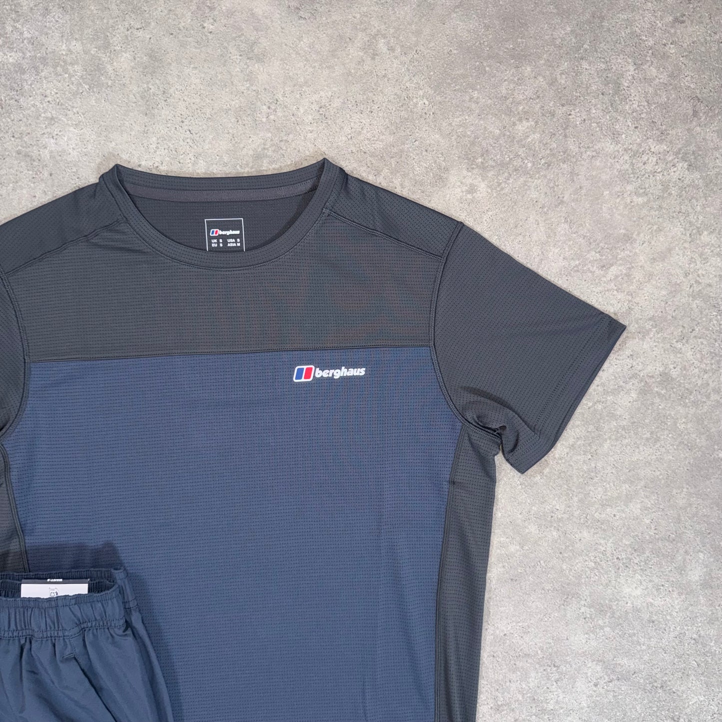 BERGHAUS EXPLORER TECH SHORT SET (NAVY/GREY)