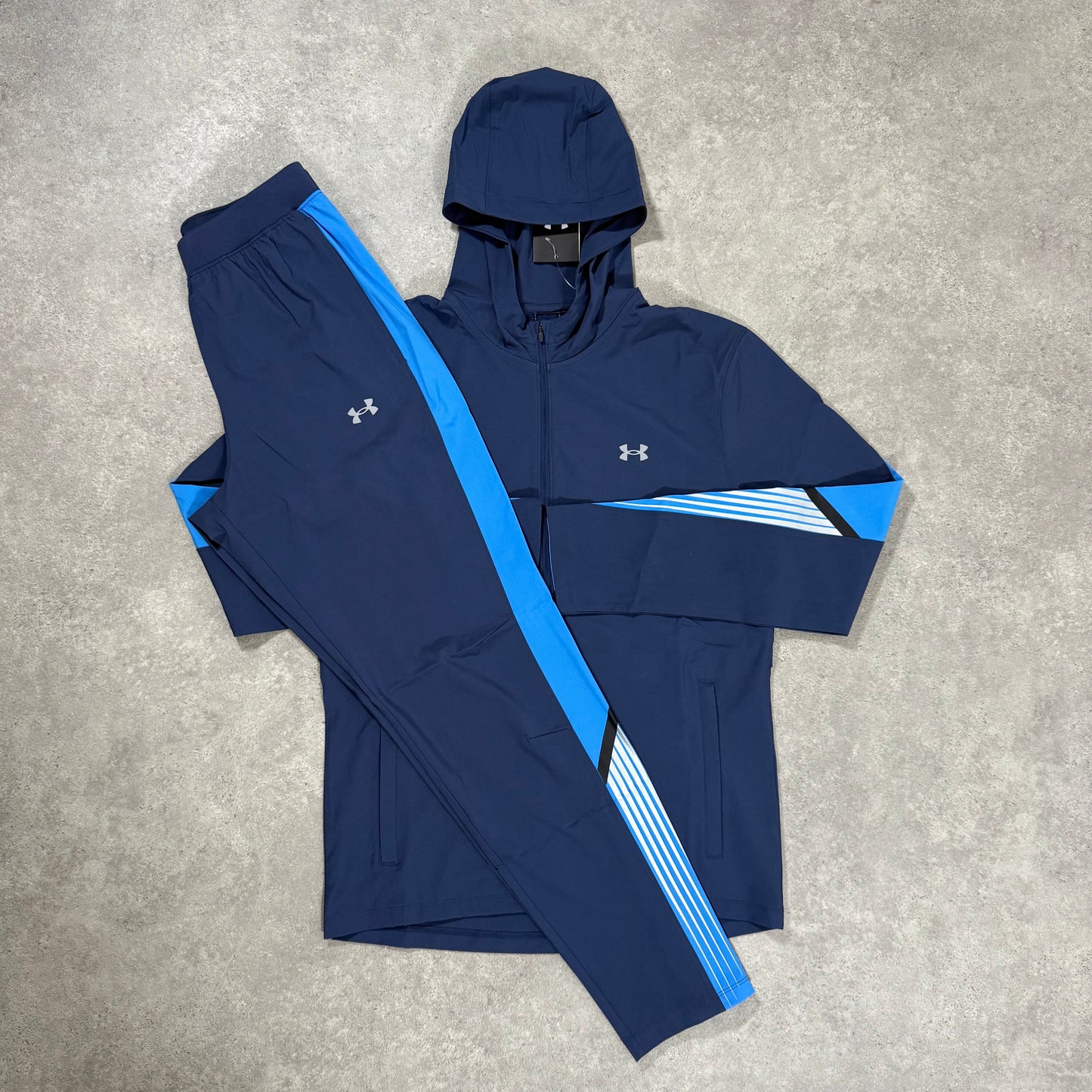 UNDER ARMOUR VELOCITY STORM TRACKSUIT (BLUE)