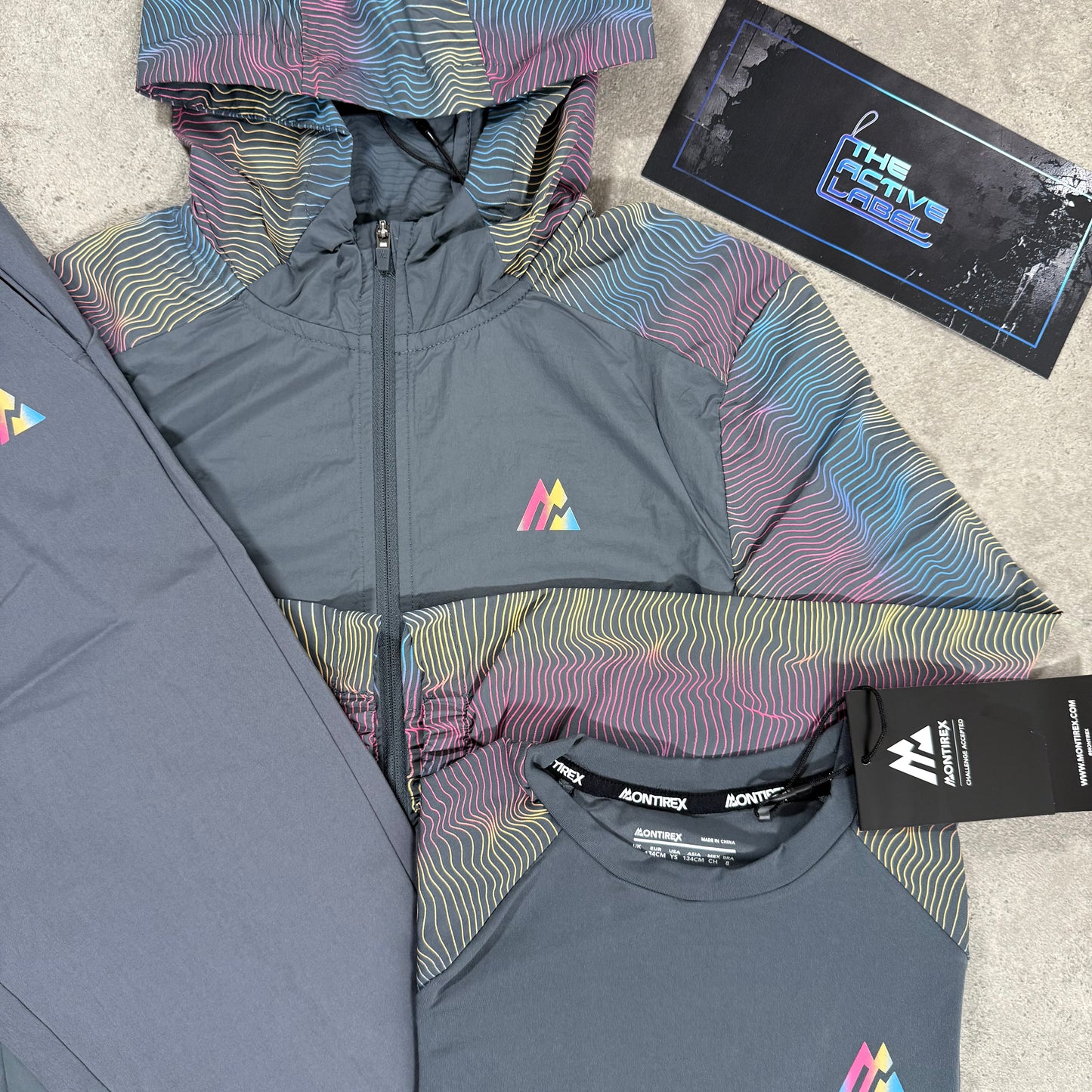 MONTIREX JUNIORS ENERGY TRACKSUIT (SLATE GREY)