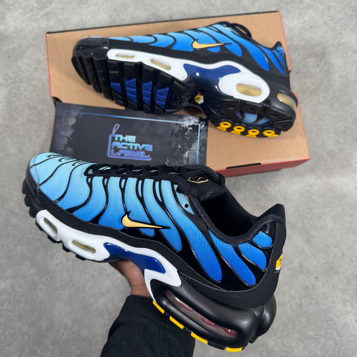 NIKE AIR MAX PLUS (SKY/ HYPER BLUE)