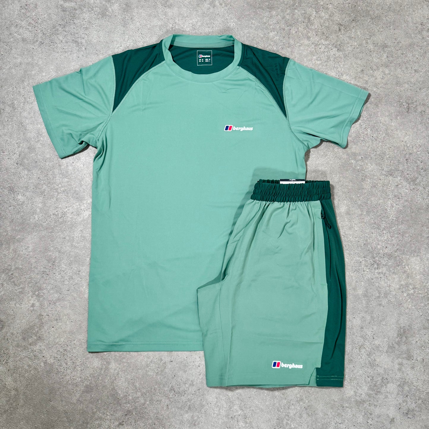 BERGHAUS WAYSIDE 3.0 TECH SHORT SET (GREEN)