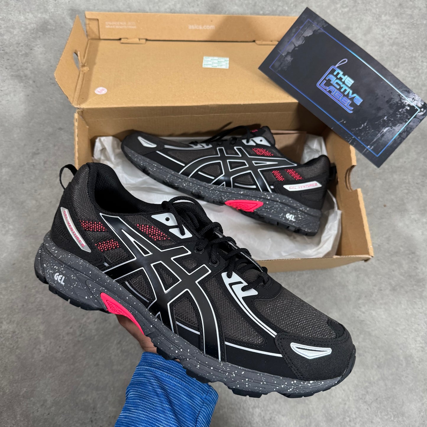 ASICS GEL-VENTURE 6 (BLACK / RED)