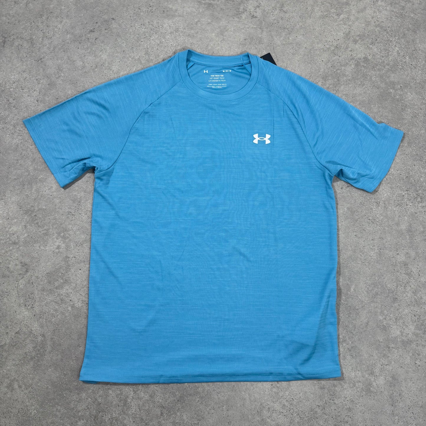 UNDER ARMOUR TECH TEXTURED T-SHIRT (BLUE)