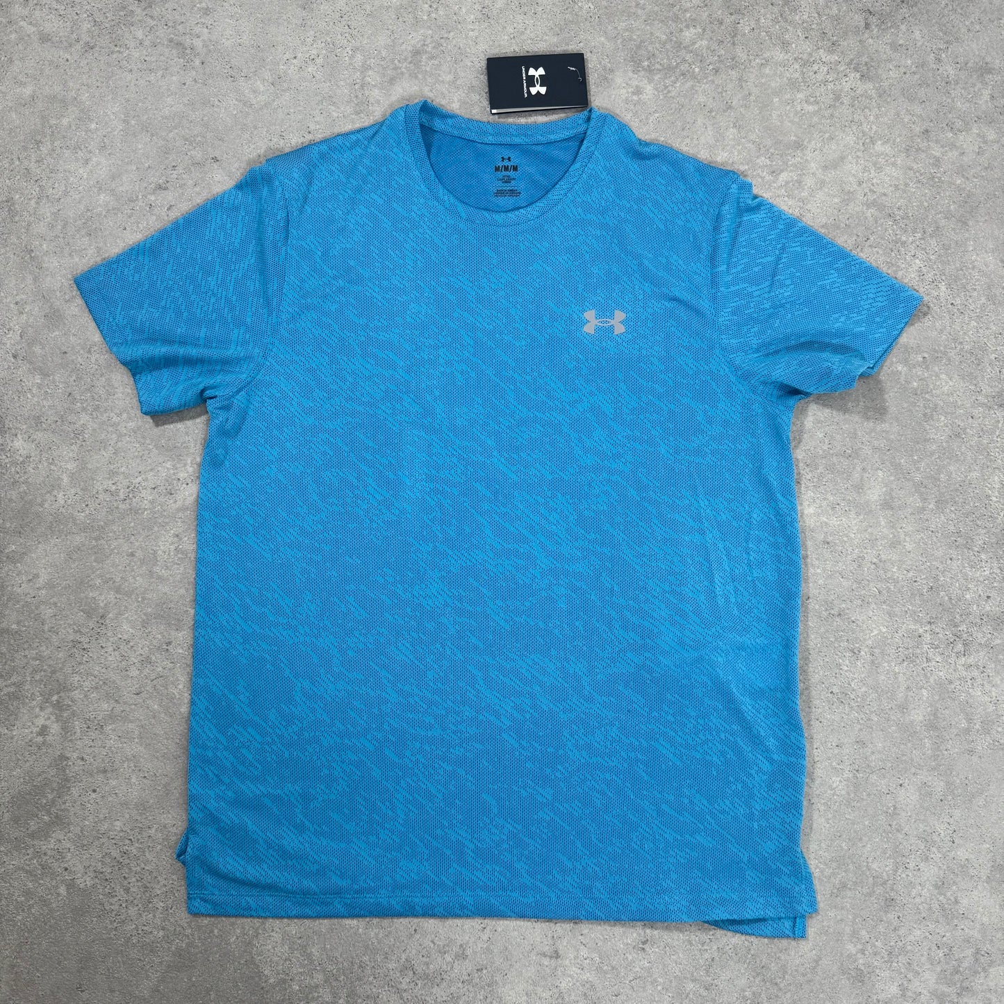UNDER ARMOUR LAUNCH CAMO T-SHIRT (BLUE)