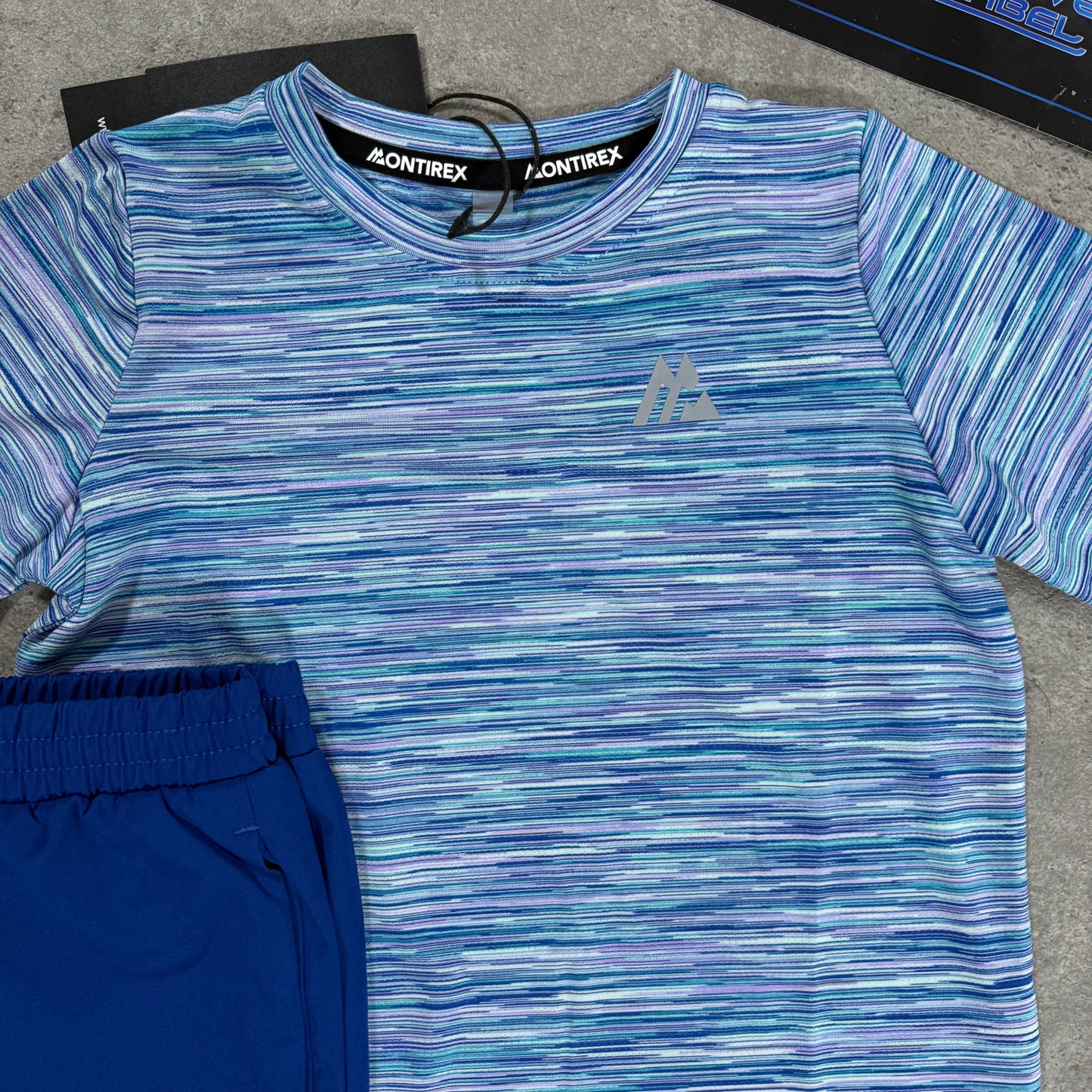 MONTIREX JUNIOR TRAIL SHORT SET (BLUE)