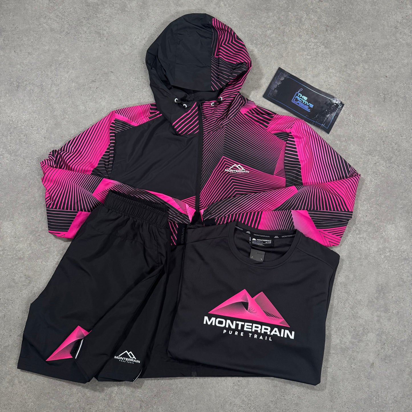 MONTERRAIN GLOW TRI-SET (BLACK/PINK)