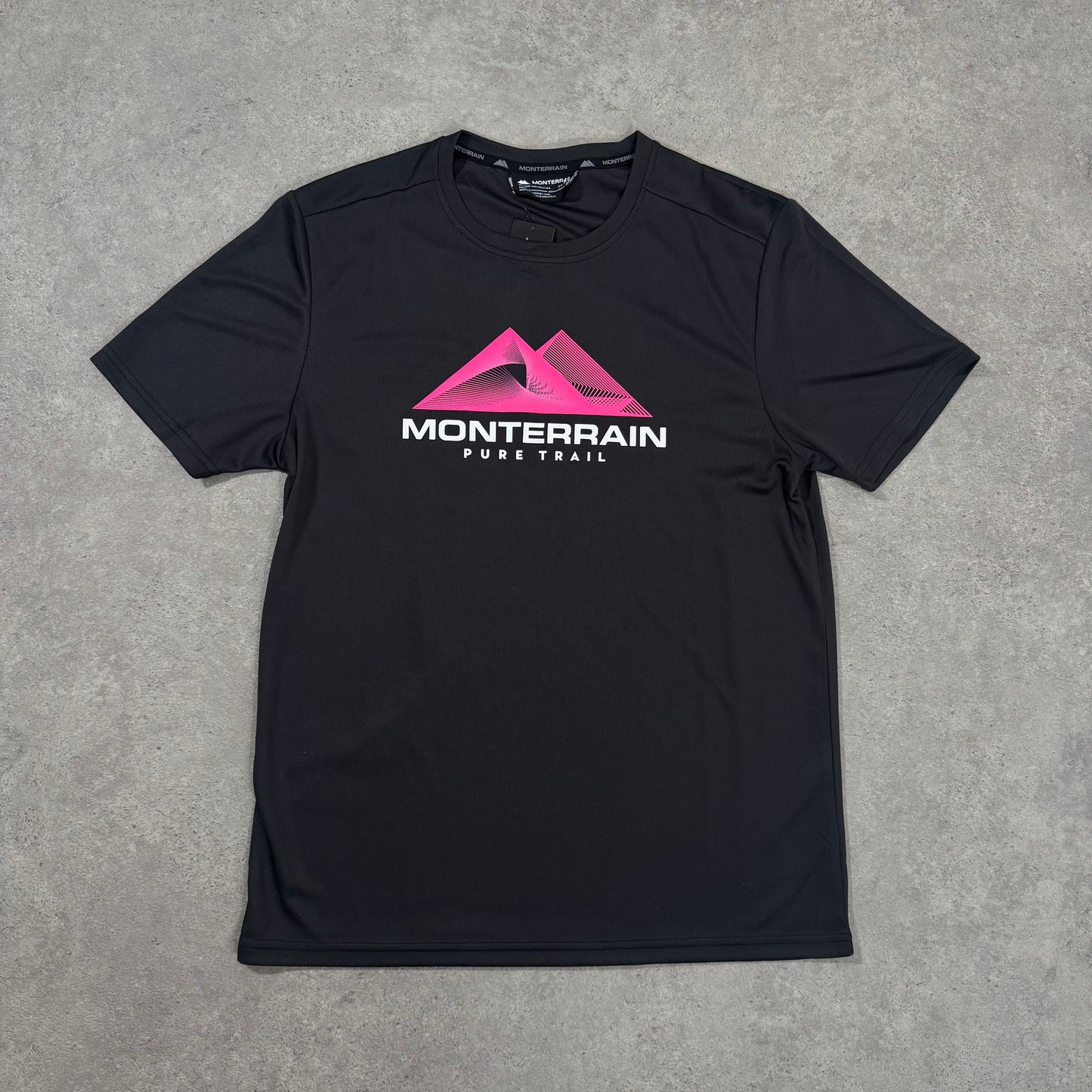 MONTERRAIN PURE TRIAL T-SHIRT (BLACK / PINK)