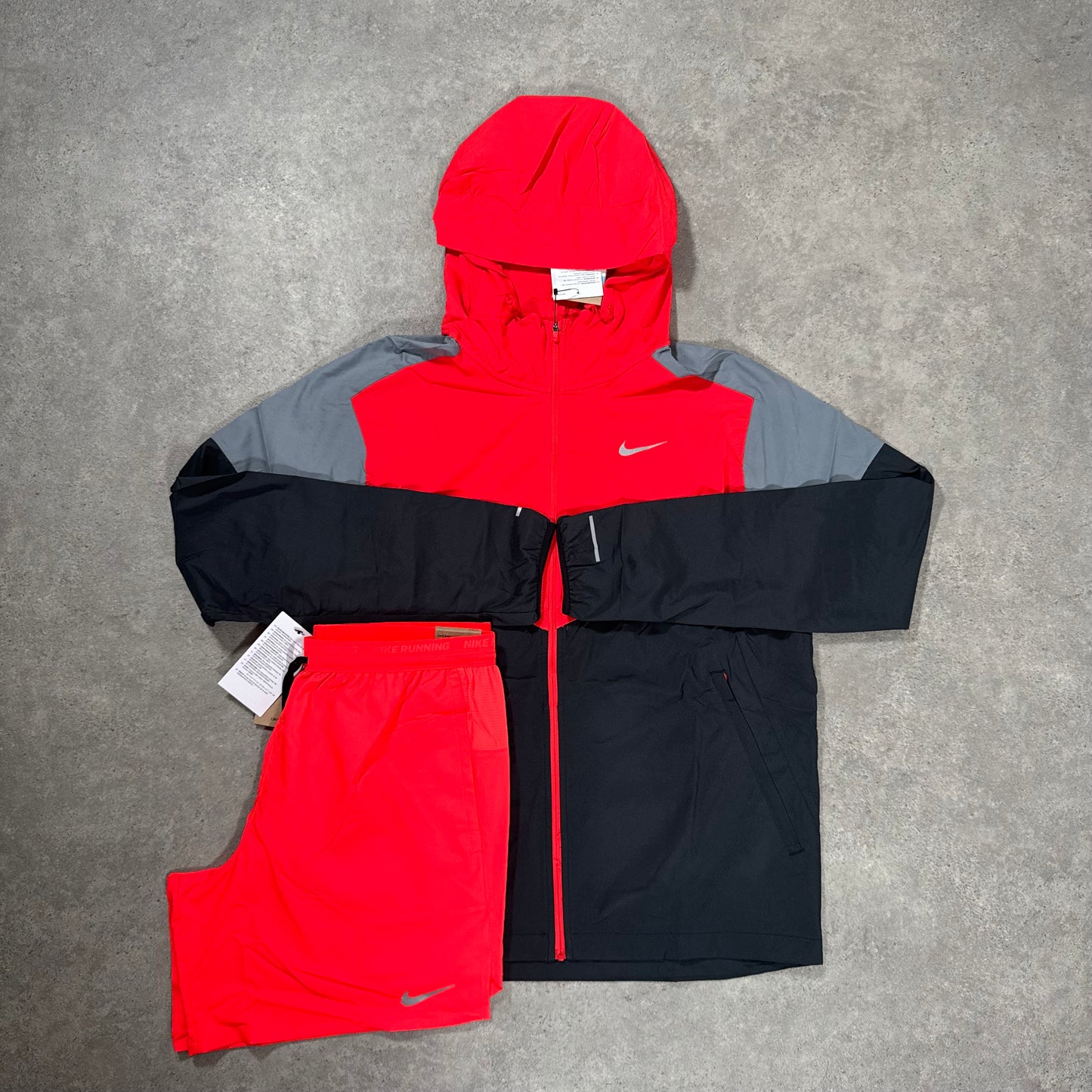 NIKE WINDRUNNER SHORT SET (RED)