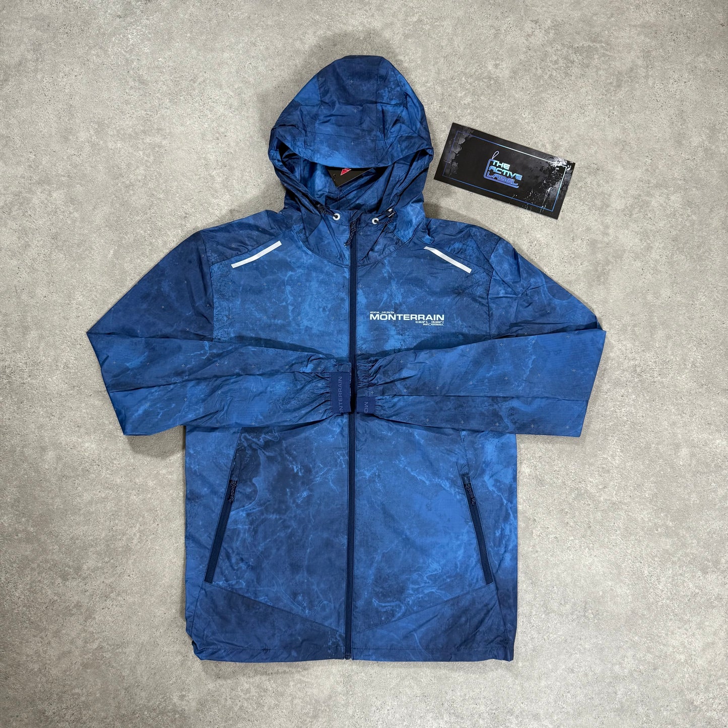 MONTERRAIN GLACIAL 2.0 REFLECTIVE JACKET (BLUE)