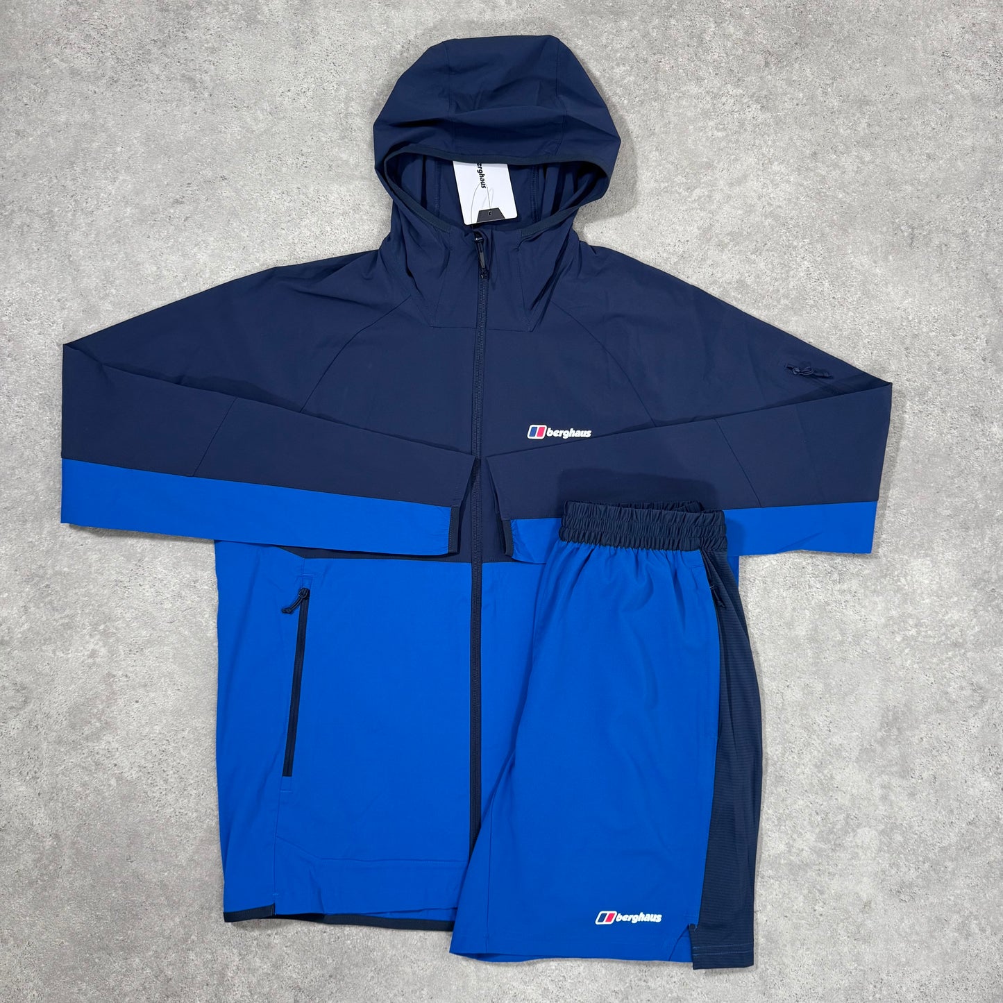 BERGHAUS WAYSIDE TECH JACKET SET (BLUE/NAVY)