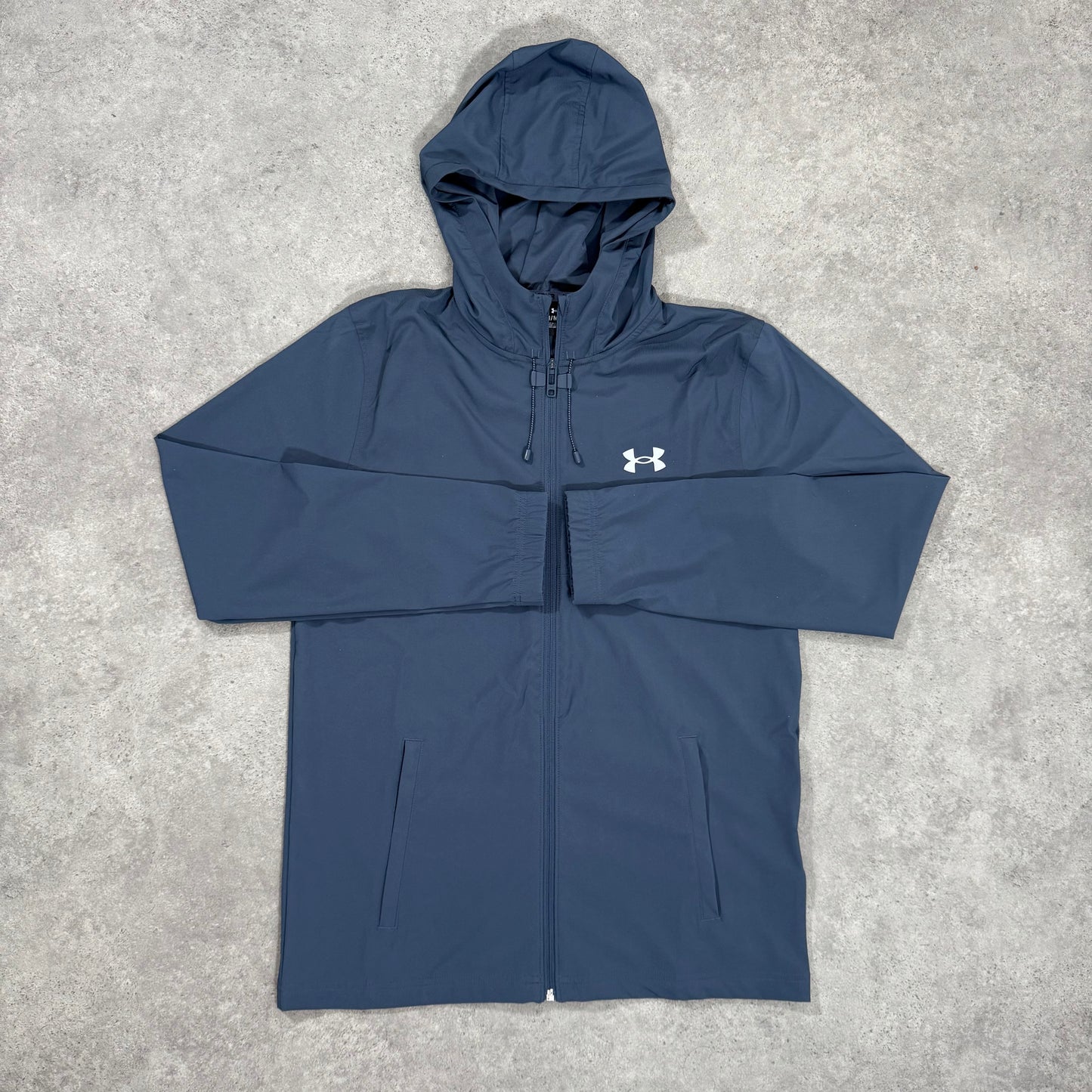 UNDER ARMOUR LOCK-UP WOVEN JACKET (BLUE/GREY)