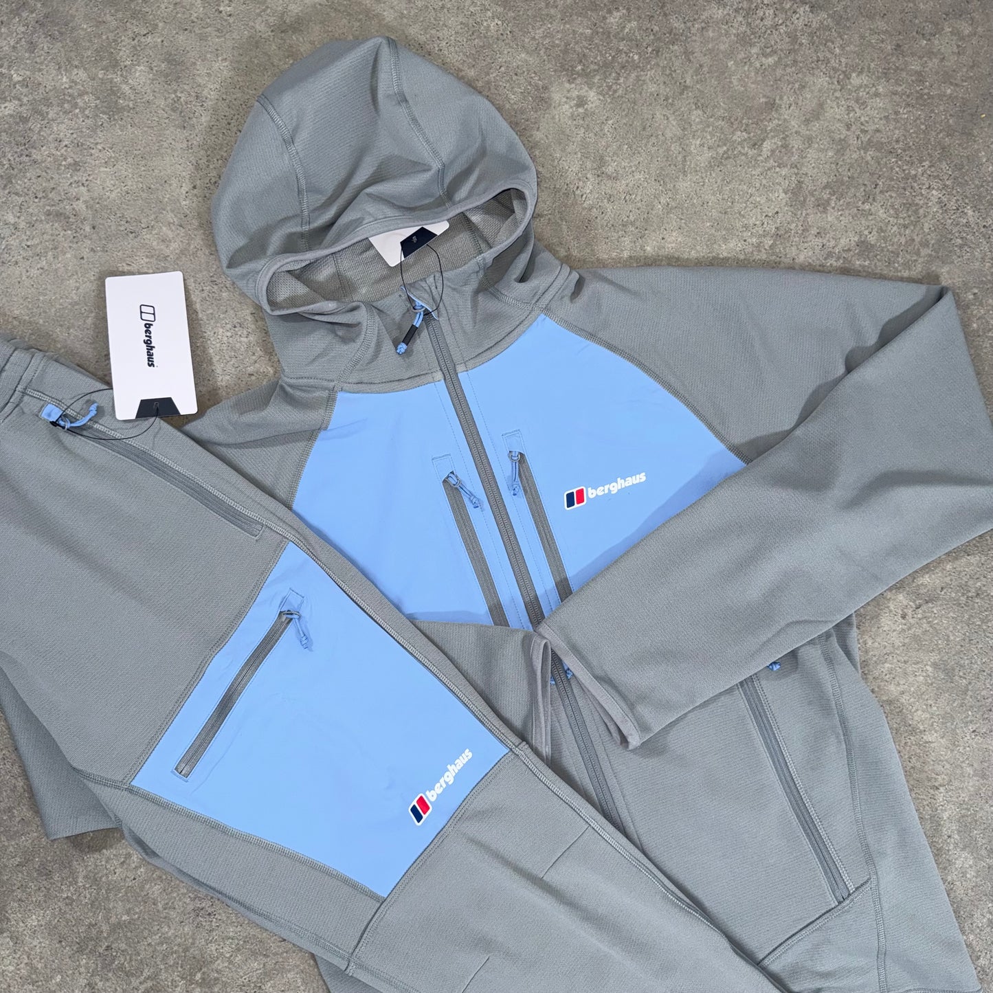 BERGHAUS PAVEY PLUS TRACKSUIT (GREY/BLUE)