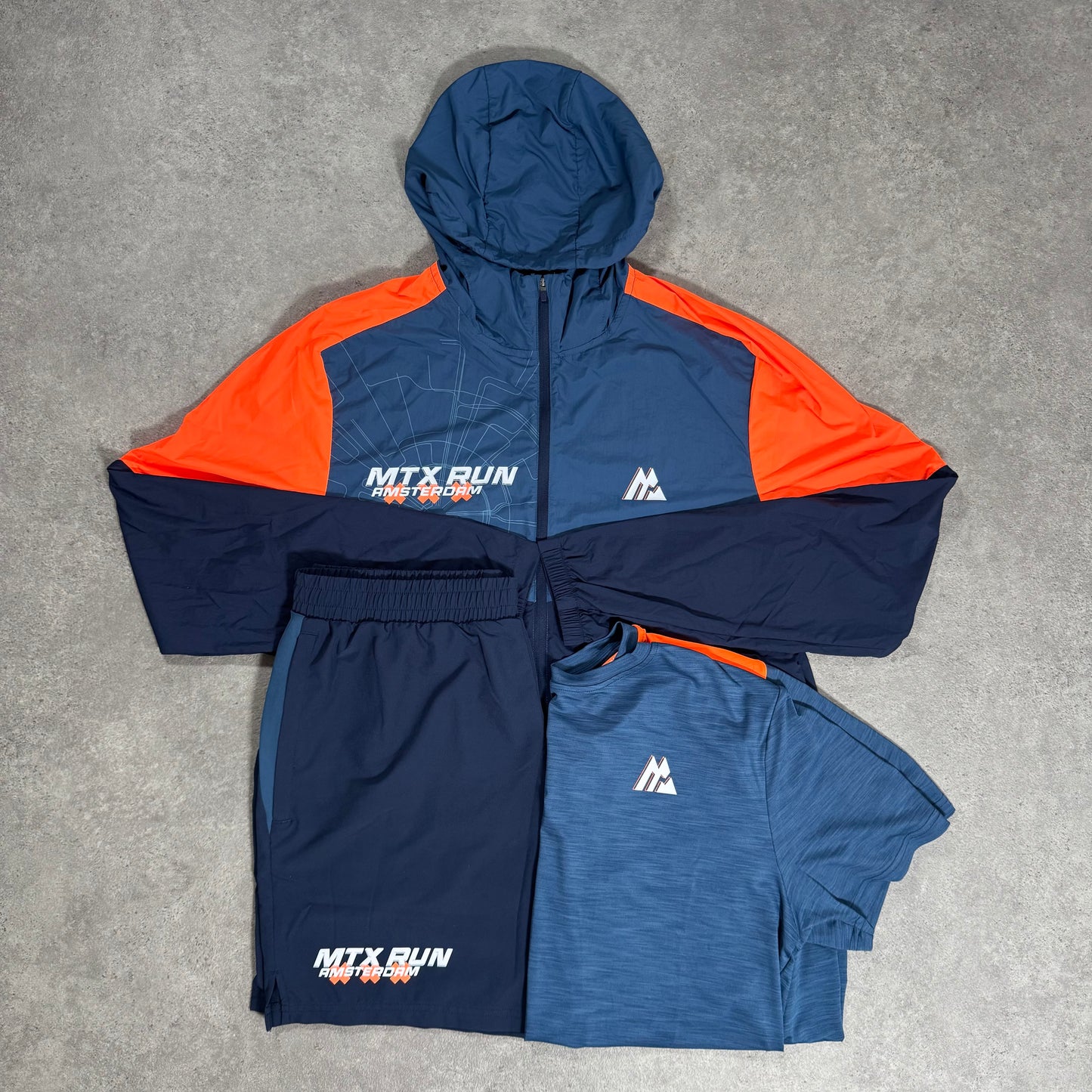 MONTIREX RUN CITY AMSTERDAM TRI-SET (ORANGE/NAVY)