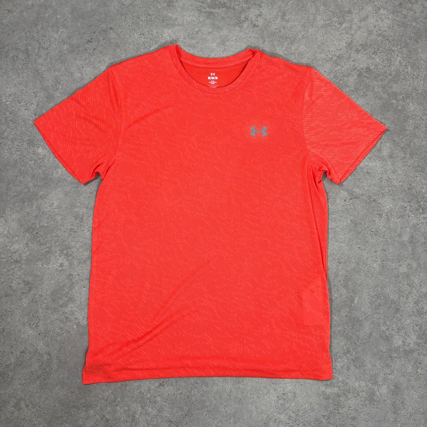UNDER ARMOUR TECH TEXTURED T-SHIRT (ORANGE)
