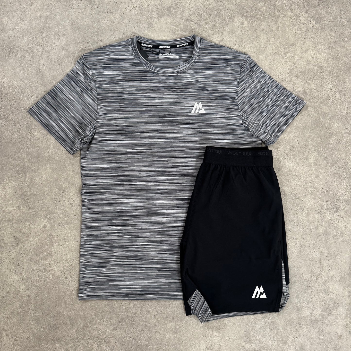 MONTIREX TRAIL SHORT SET (GREY)