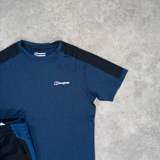 BERGHAUS FARNDALE TECH SHORT SET (BLUE/BLACK)