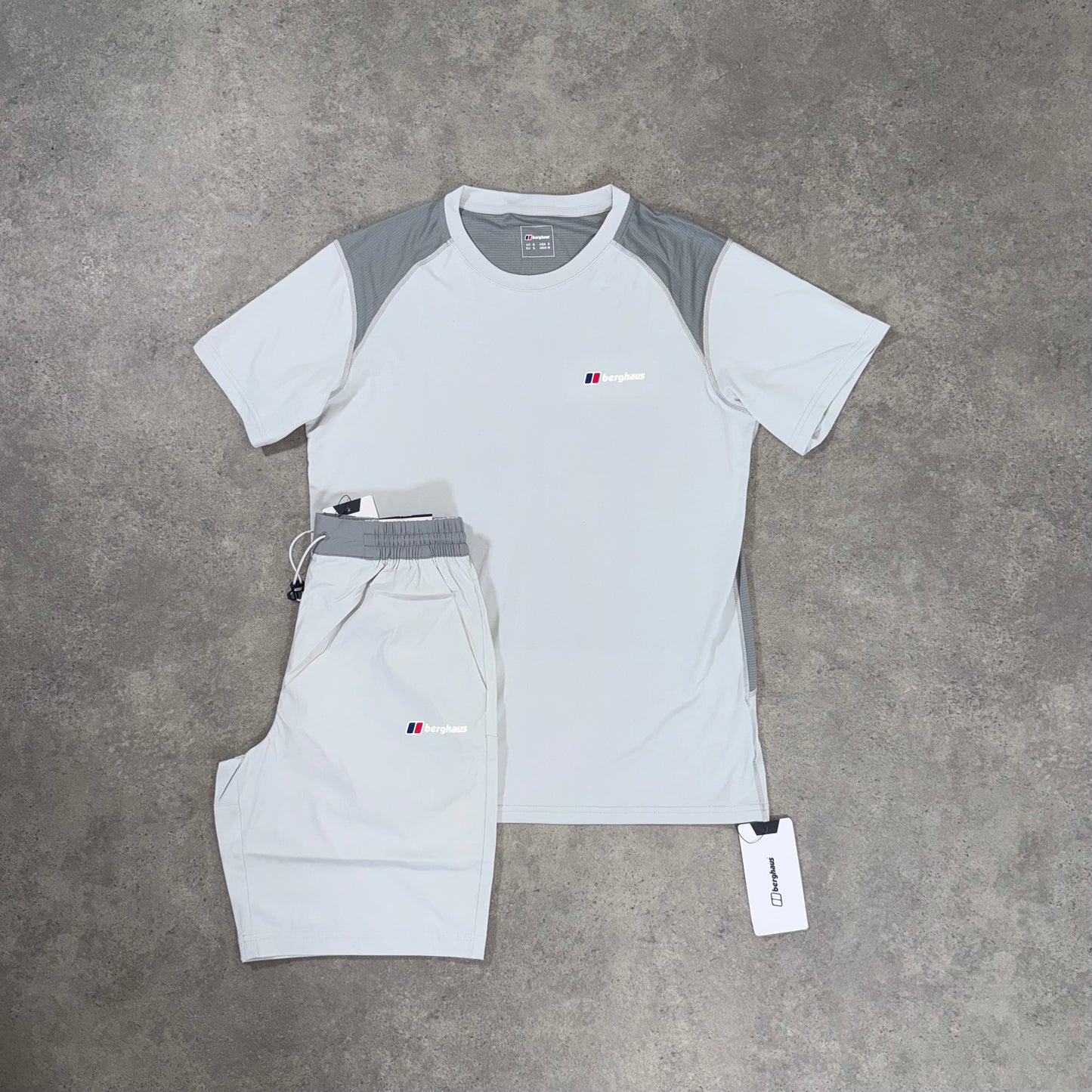 BERGHAUS WAYSIDE TECH SHORT SET (GREY/STONE)