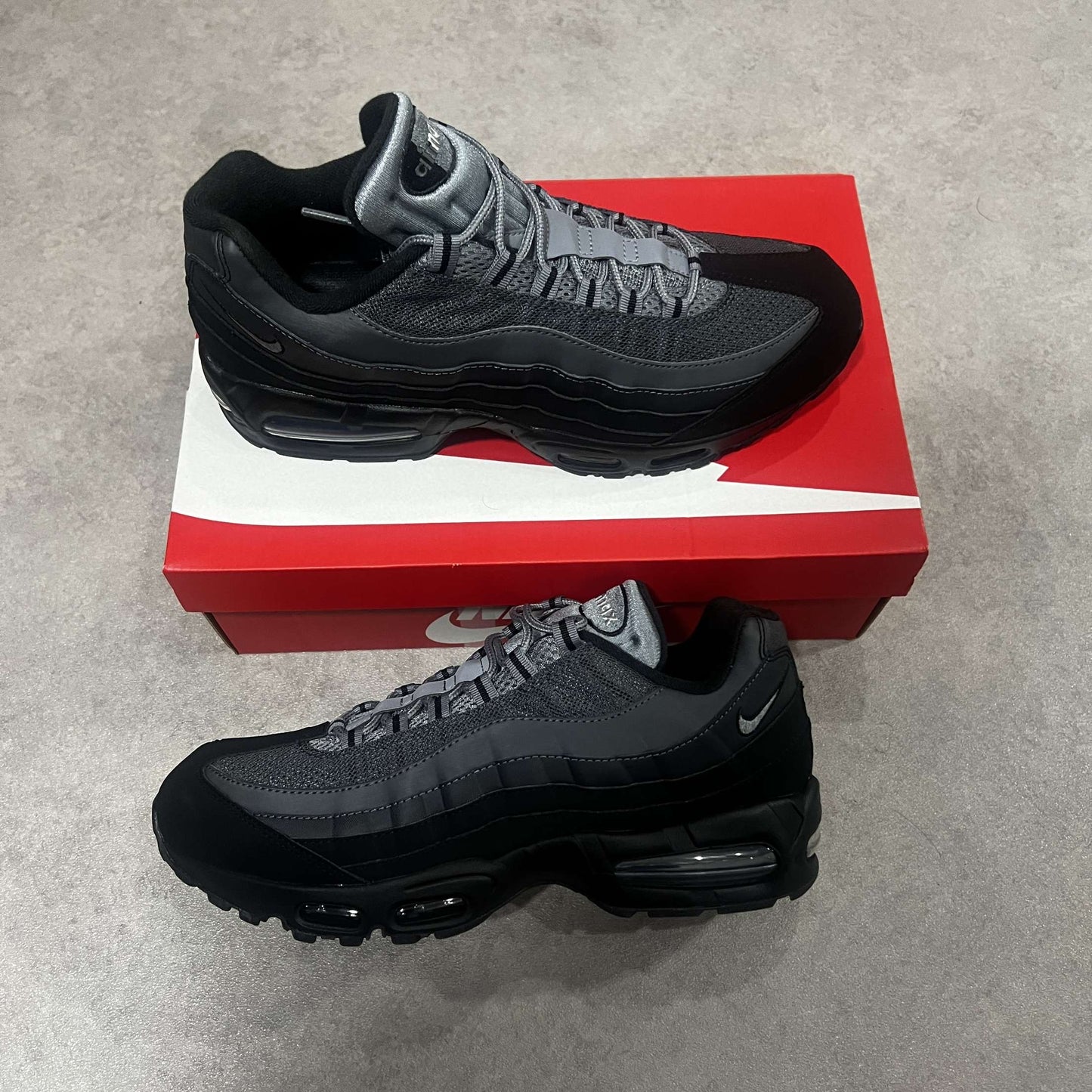NIKE AIR MAX 95 BIG BUBBLE (GREY/BLACK)