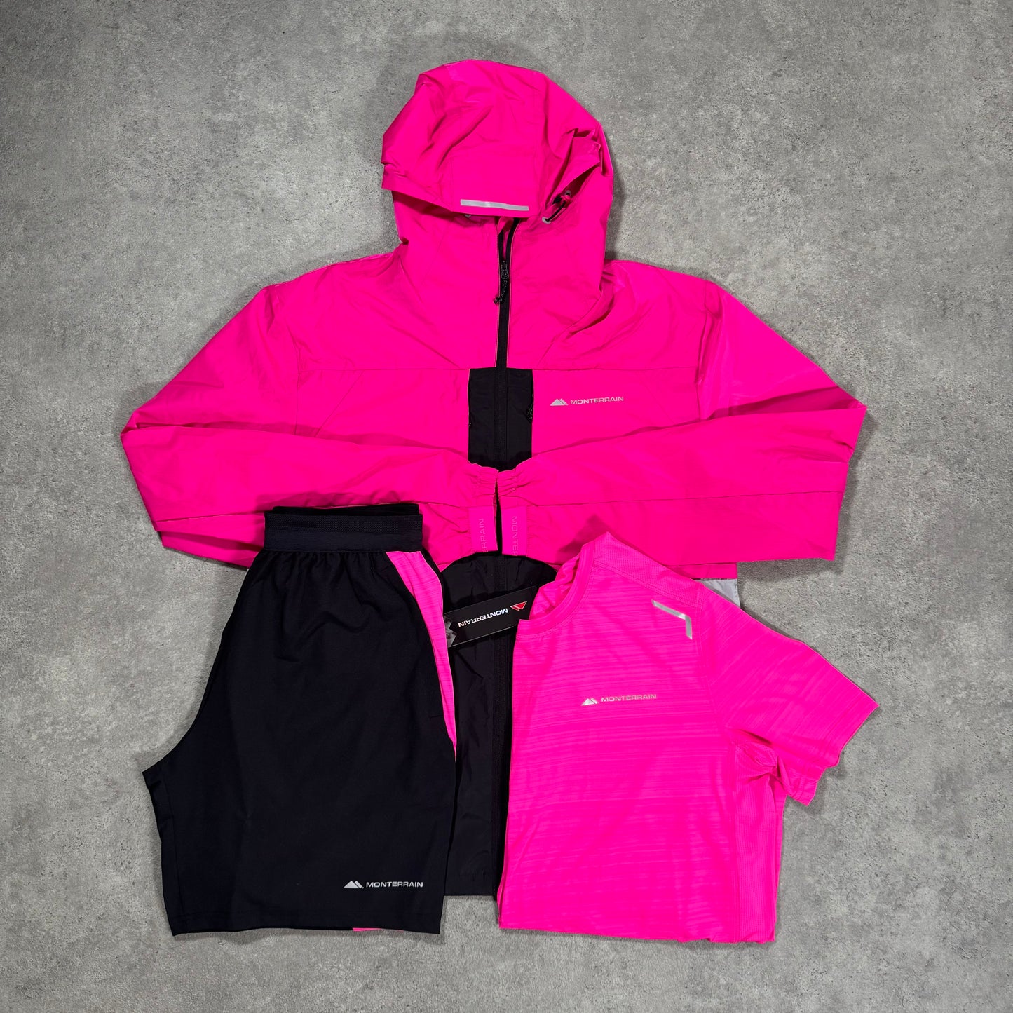 MONTERRAIN LYDER 3.0 TRI-SET (HOT PINK/BLACK)