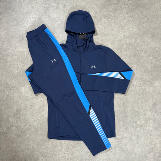 UNDER ARMOUR VELOCITY STORM TRACKSUIT (BLUE)