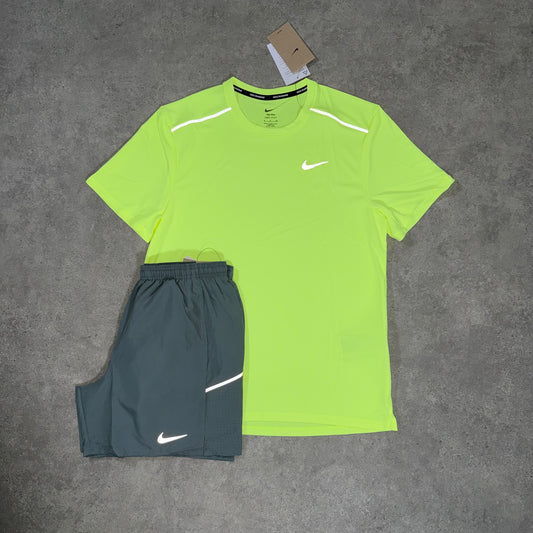 NIKE MILER 4.0 SET (VOLT/GREY)