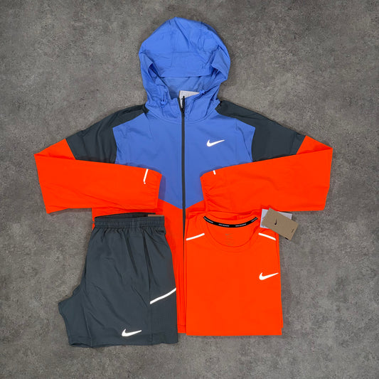 NIKE UV WINDRUNNER TRI-SET (ORANGE/BLUE)