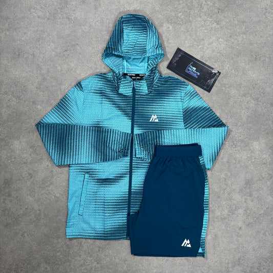 MONTIREX PEAK ALL OVER PRINT JACKET SET (BLUE)
