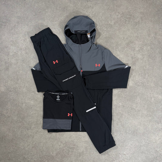 UNDER ARMOUR TECH UTILITY TRI-SET (GREY/BLACK)