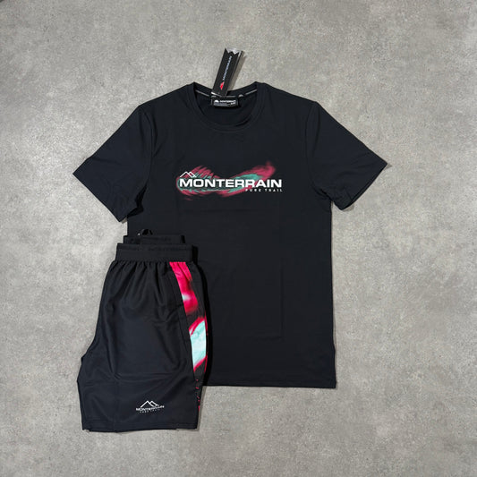 MONTERRAIN PACE SHORT SET (BLACK)