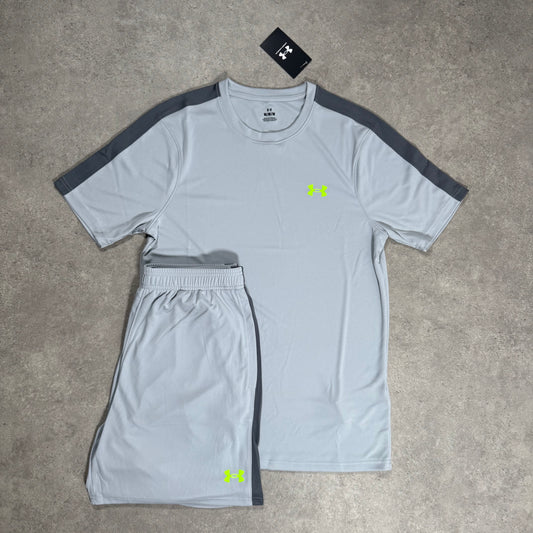 UNDER ARMOUR COLD GEAR SHORT SET (GREY)