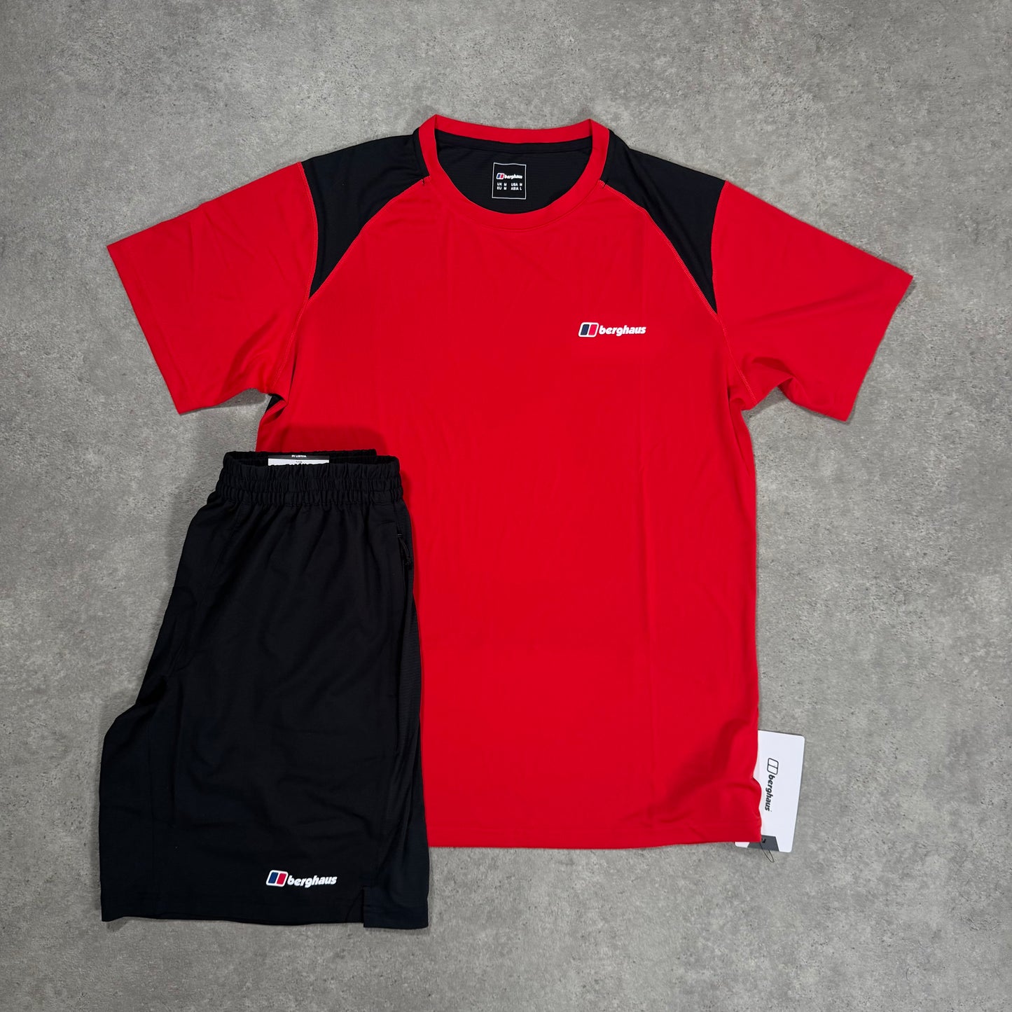 BERGHAUS WAYSIDE TECH 3.0 SHORT SET (RED/BLACK)