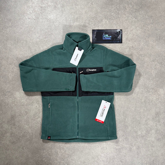 BERGHAUS PRISM GUIDE INTERACTIVE POLARTEC FLEECE JACKET (GEEEN/BLACK)