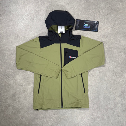 BERGHAUS INTERVALE JACKET (GREEN/BLACK)