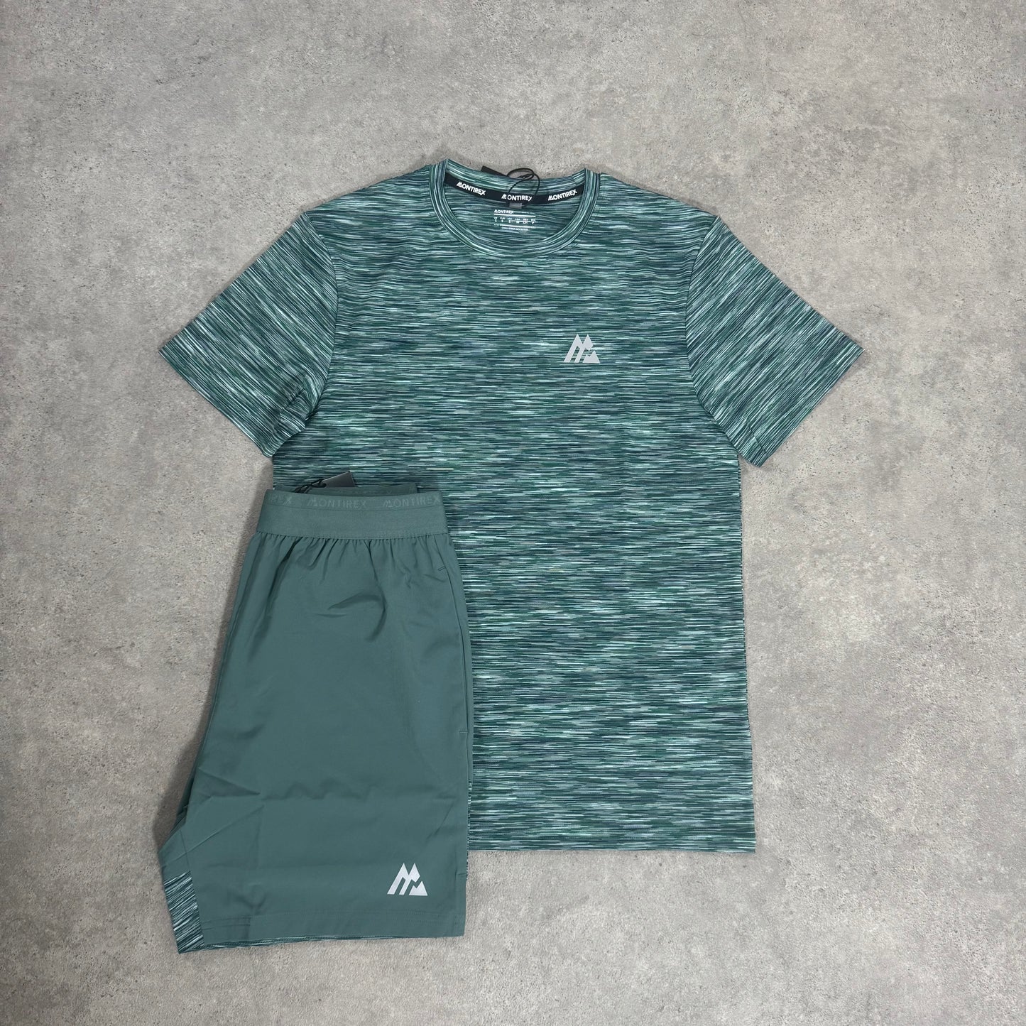 MONTIREX TRAIL PANEL SHORT SET (GREEN)