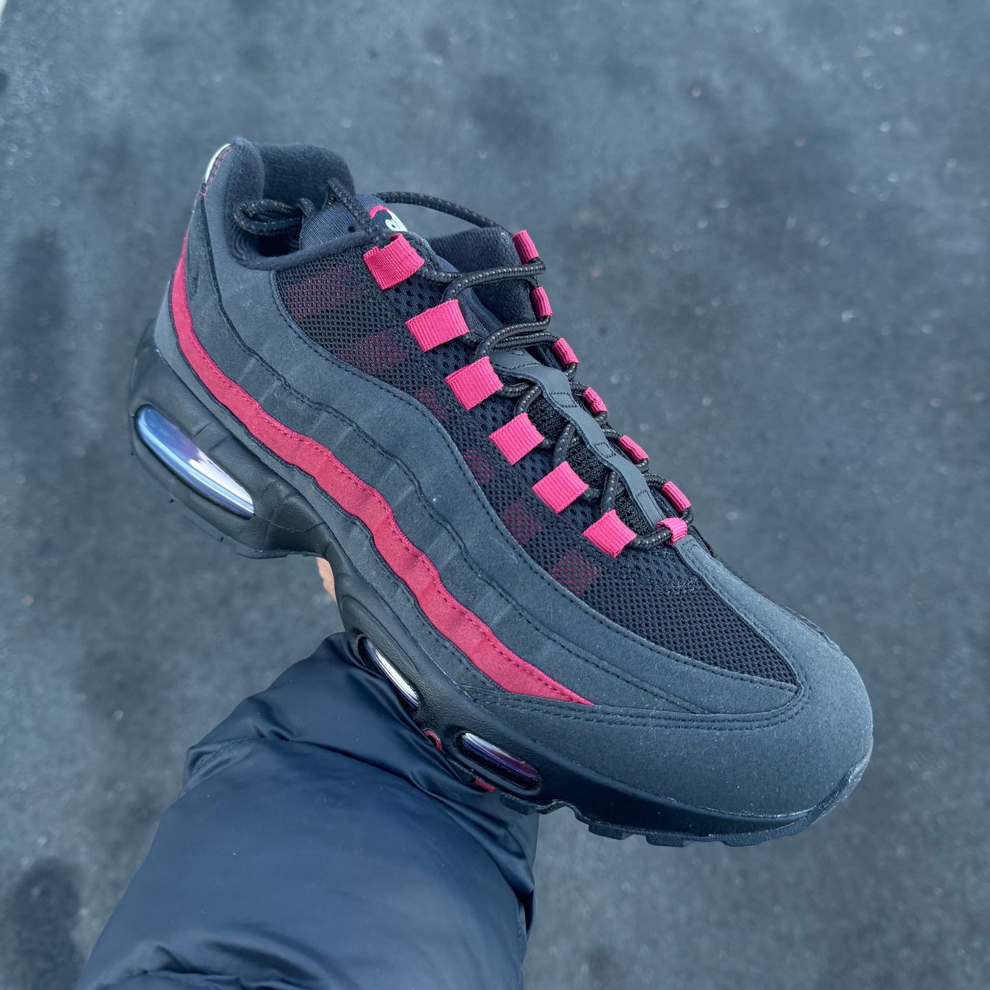 NIKE AIR MAX 95 OG (DEEP RED/BLACK)