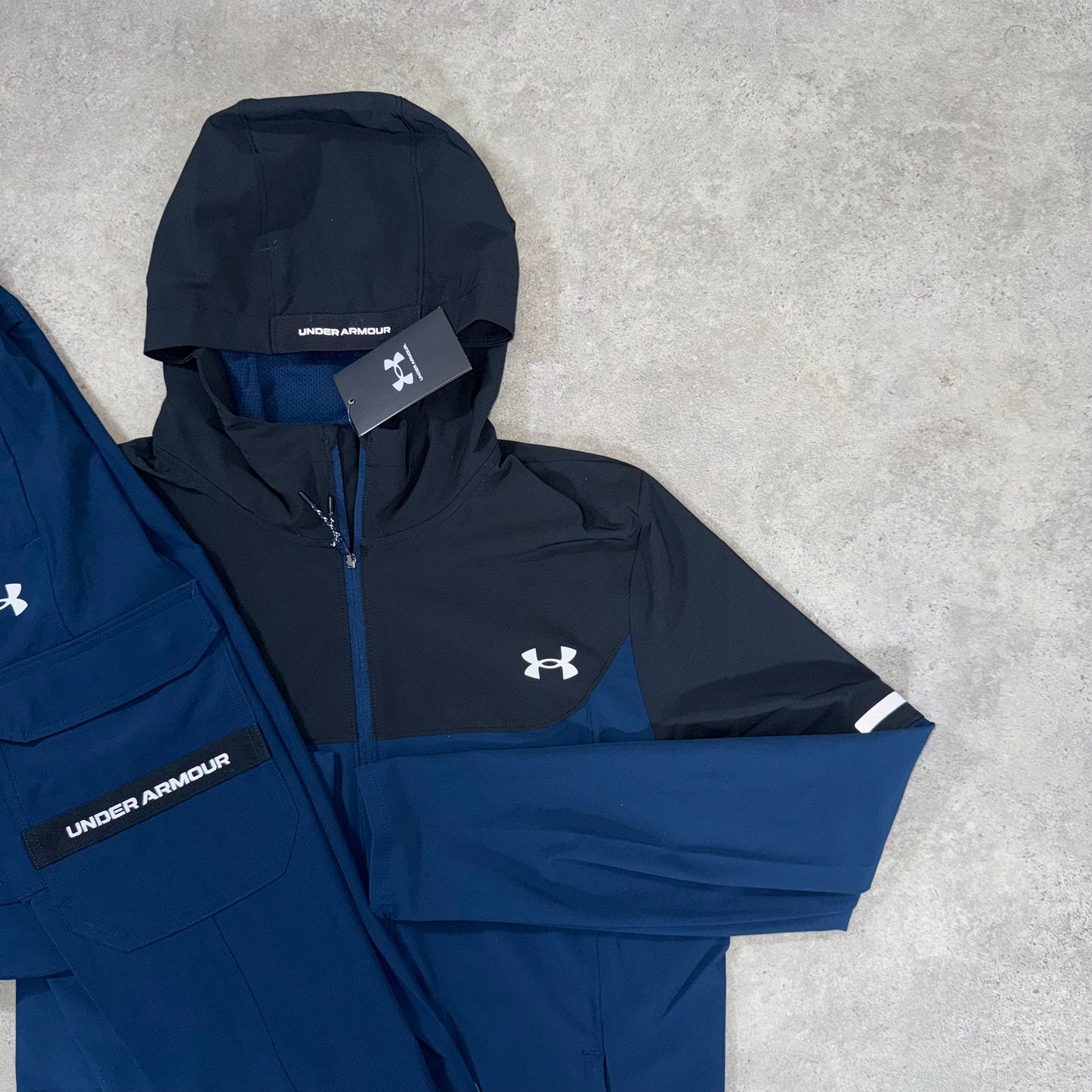 UNDER ARMOUR TECH UTILITY TRACKSUIT (NAVY/BLACK)