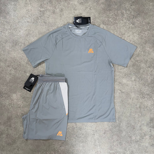 MONTIREX TRACTION SHORT SET (GREY/ORANGE)