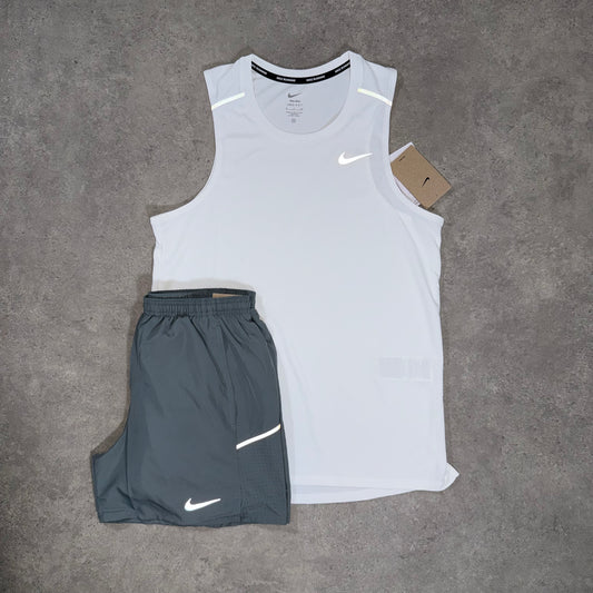 NIKE VEST SET (WHITE/GREY)