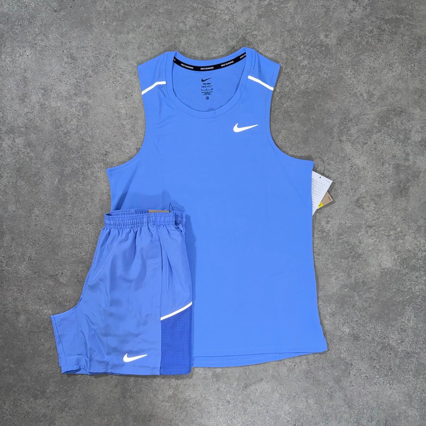 NIKE MILER VEST SET (BLUE)