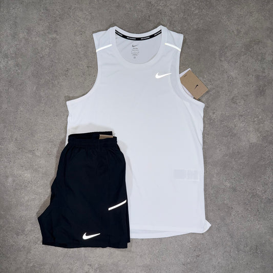 NIKE VEST SET (WHITE/BLACK)