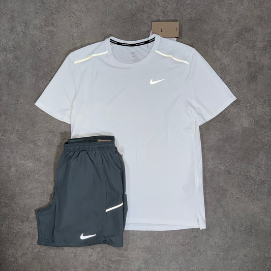 NIKE MILER 4.0 SET (WHITE/GREY)