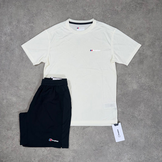 BERGHAUS DAWN TECH SHORT SET (BEIGE/BLACK)