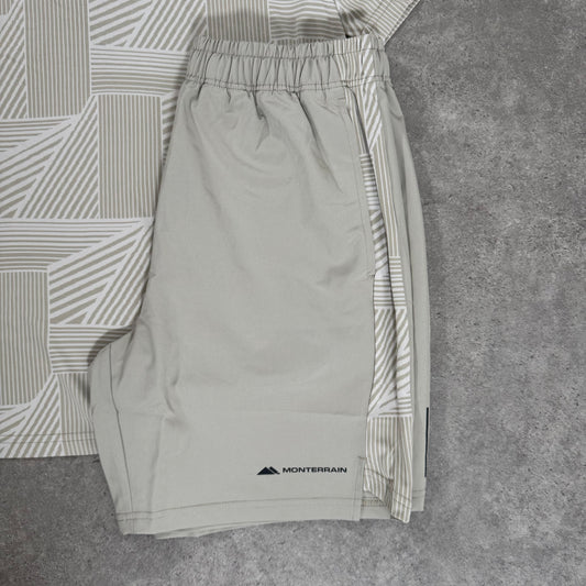 MONTERRAIN THEORY WOVEN SHORTS (SILVER BIRCH)