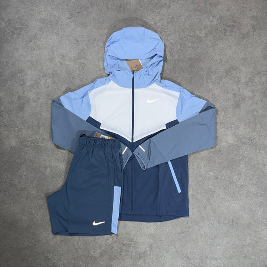NIKE WINDRUNNER SHORT SET (BLUE/NAVY/WHITE)