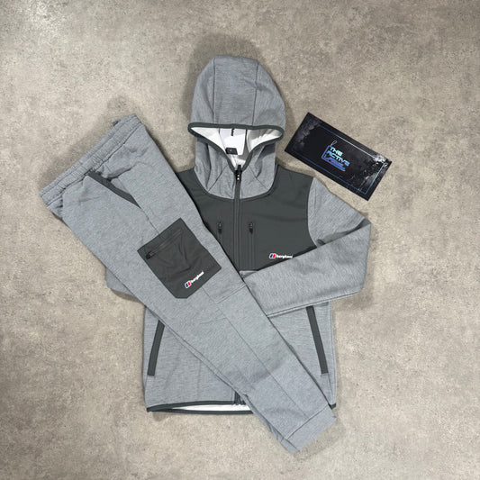BERGHAUS JUNIOR POLY TRACKSUIT (GREY/DARK GREY)