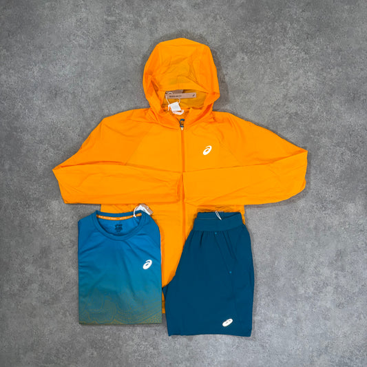 ASICS ROAD TRACK TRI-SET (ORANGE/BLUE)