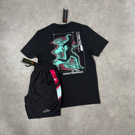 MONTERRAIN PACE SHORT SET (BLACK)