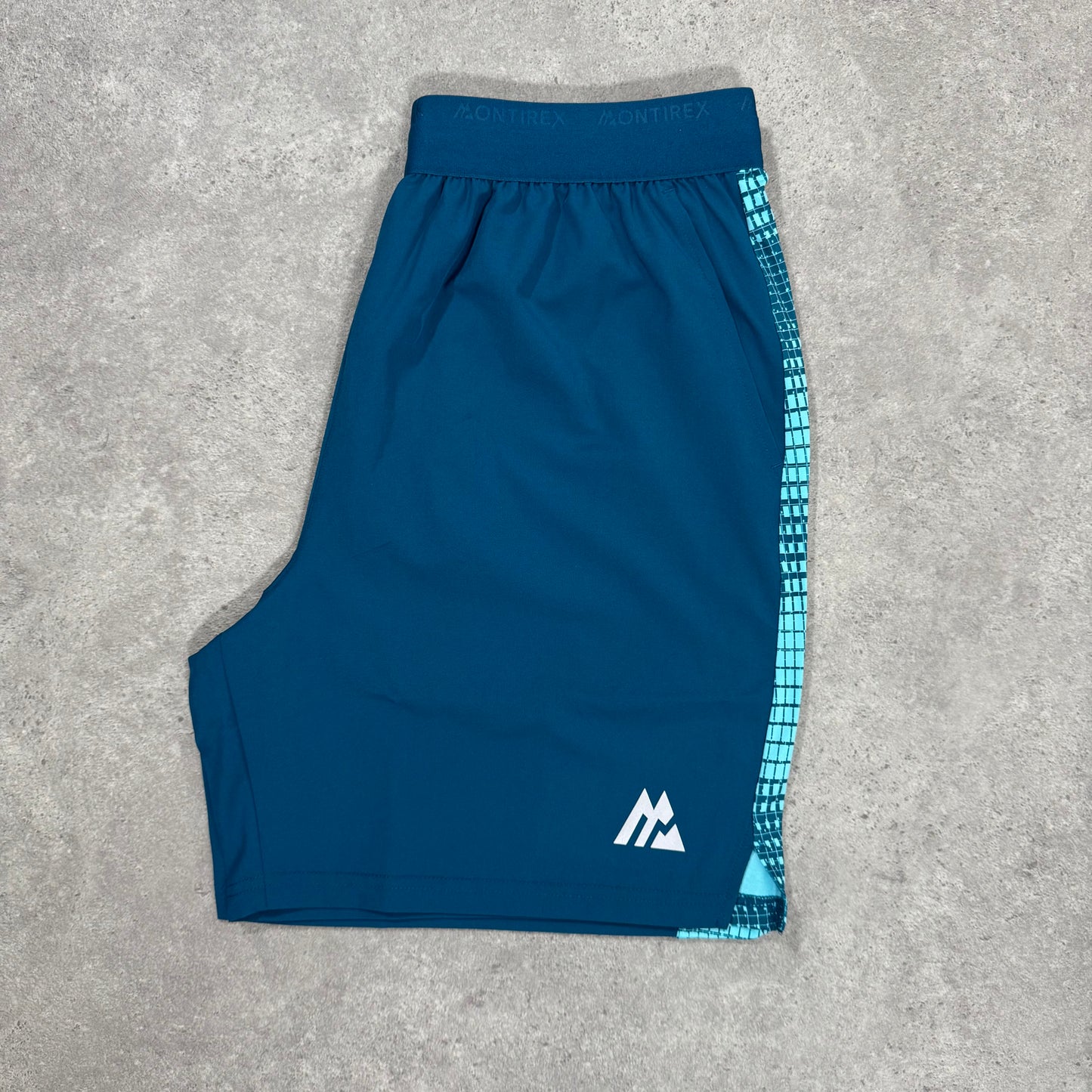 MONTIREX PEAK ALL OVER PRINT SHORTS (BLUE)
