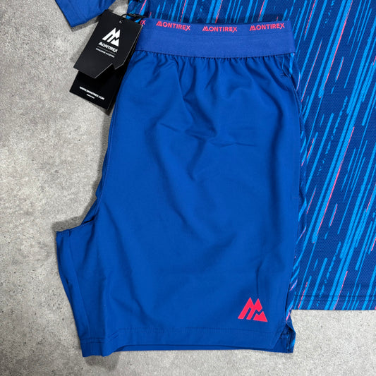 MONTIREX VIGOUR PRINT SHORTS (MARINE BLUE/MAYA BLUE)