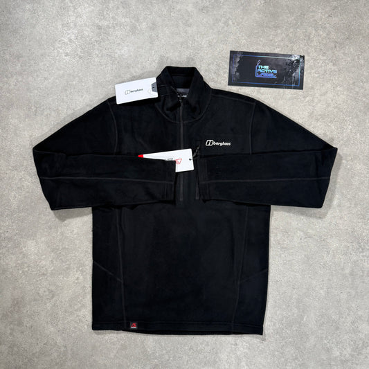 BERGHAUS PRISM MICRO HALF ZIP FLEECE (BLACK)